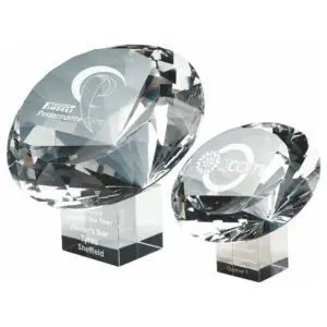 Heavy Crystal Diamond On Crystal Base