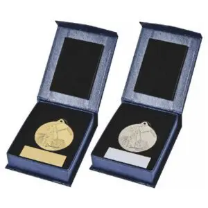 45mm Male Football Medal In Case