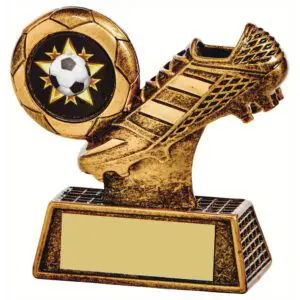 Antique Gold Football & Boot Award