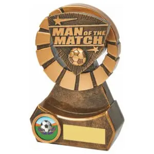 Man Of The Match Gold Resin Award
