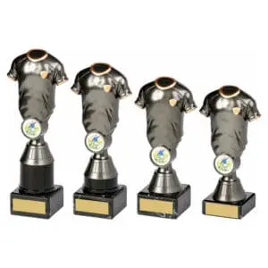 Gunmetal Football Shirt On Marble Award