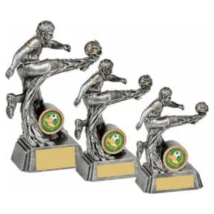 Silver Male Action Flame Resin Award