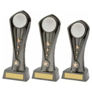 Gunmetal Silver 'Cobra' Hockey Trophy