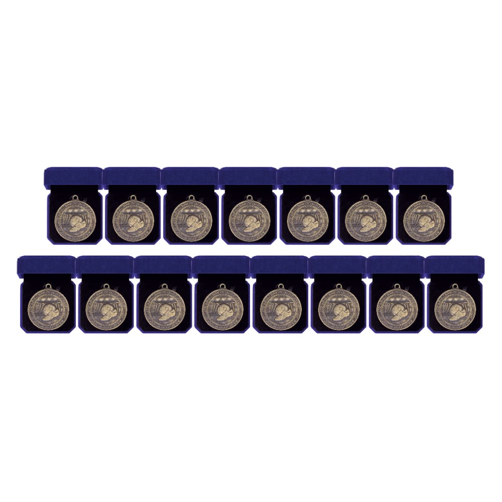 Squad Pack 6 Olympia Football Medal Box 70mm
